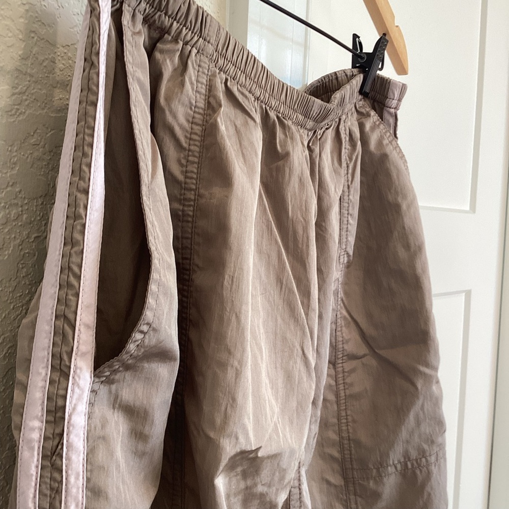 Anthropologie Daily Practice Side-Tie Elastic Waist Athletic Windbreaker Pants - Picture 9 of 14